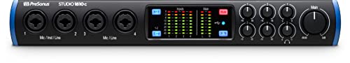 PreSonus Studio 1810c 18x8, 192 kHz, USB Audio Interface with Studio One Artist and Ableton Live Lite DAW Recording Software PreSonus Studio 1810c 18x8, 192 kHz, USB Audio Interface with Studio One Artist and Ableton Live Lite DAW Recording Software